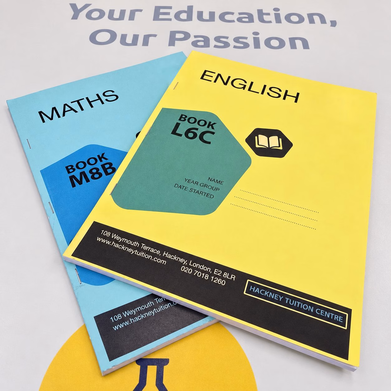Hackney Tuition Centre Maths and English workbooks